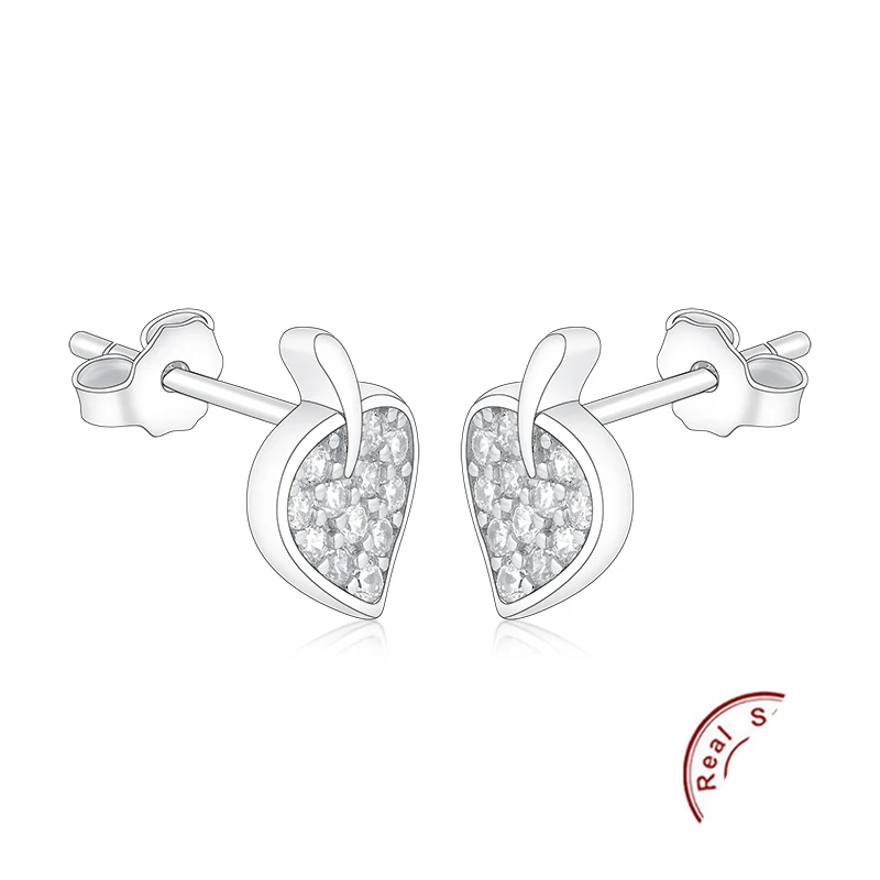 Женские серьги-гвоздики из серебра 2020 пробы с фианитами | Украшения и аксессуары