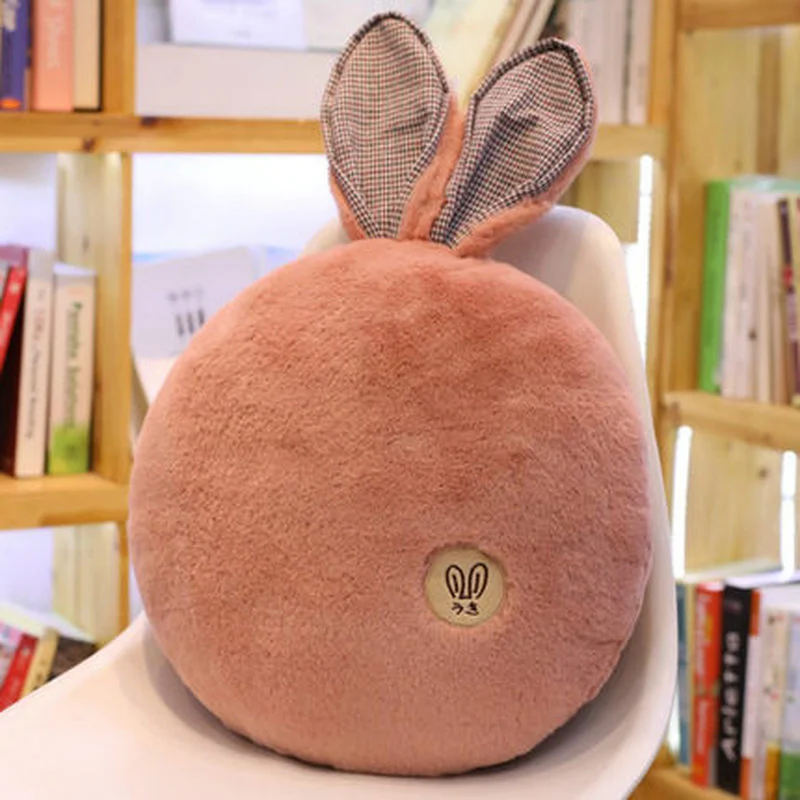 

40*40cm Variety of Long Ears Cute Rabbit Cotton Plush Pillow Cushion Bedside Cushion Sofa Office Bedroom Dormitory Car Cushion