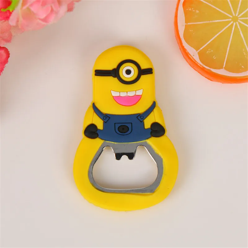 Creatived мультфильм пива открывалка для бутылок из мягкой резины холодильник