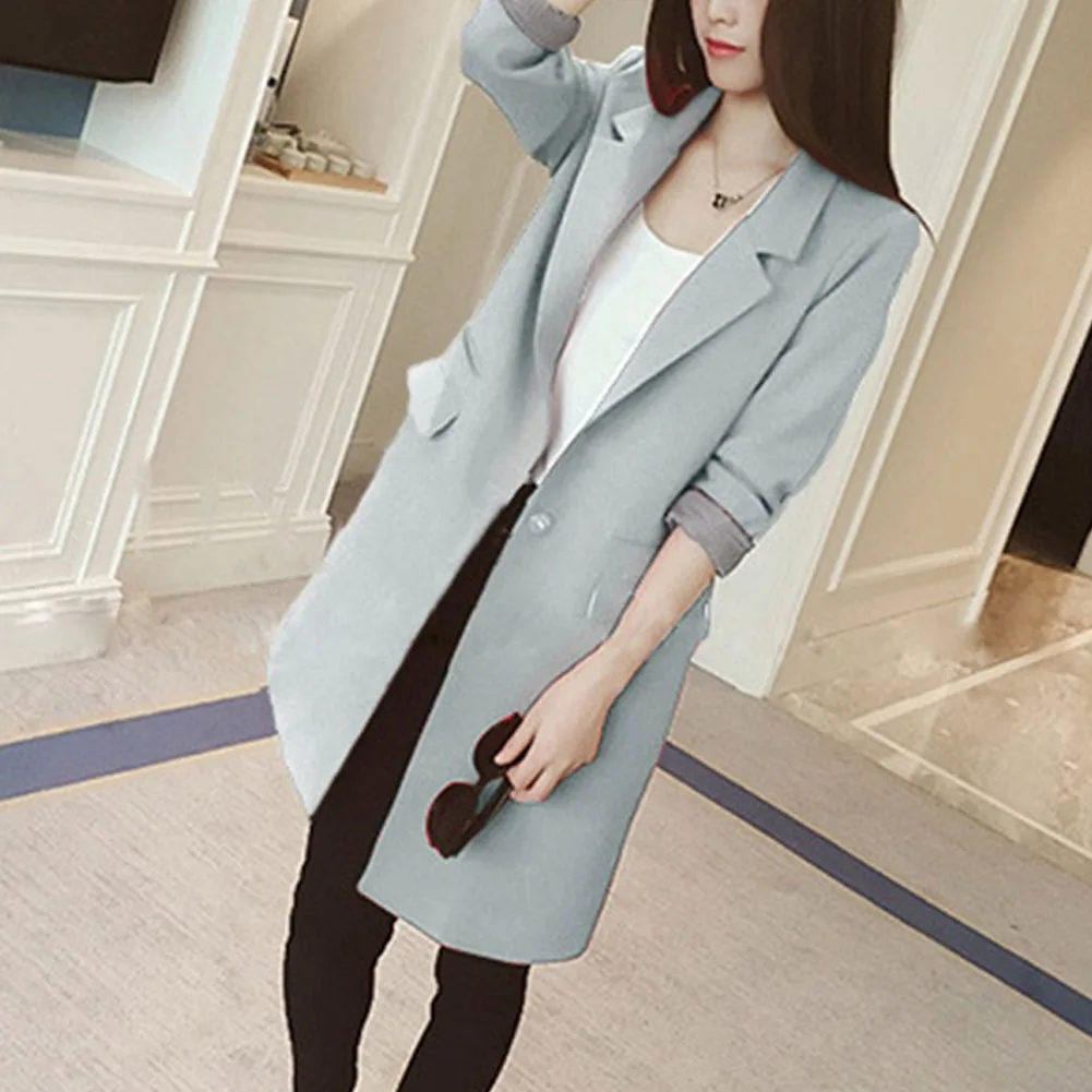 

Fashion Blazer Suit Spring Autumn Women's Blazer New Jackets For Ladies Suit European Slim Lapel 3 Colors Pluse Size Blazer
