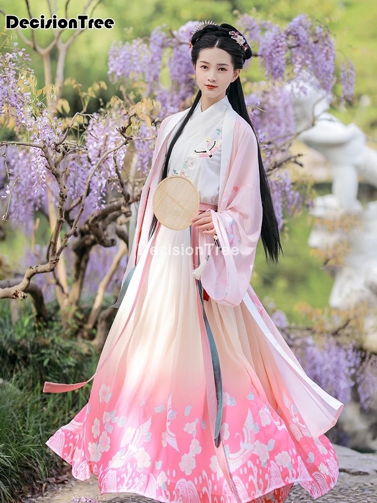 2022 восточные Женские китайские традиционные костюмы hanfu Ретро сказочное