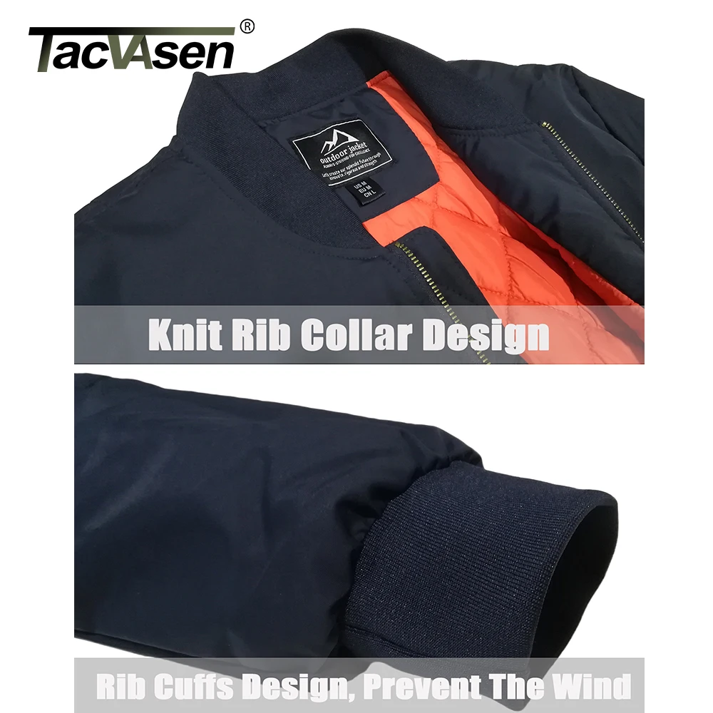 Мужская куртка-бомбер на хлопковом наполнителе в стиле милитари | одежда