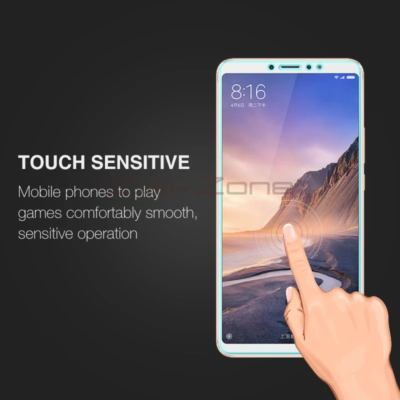 3 шт нано покрытие экрана телефона Закаленное стекло пленка 9H HD для Xiaomi Mi MAX3 2.5D