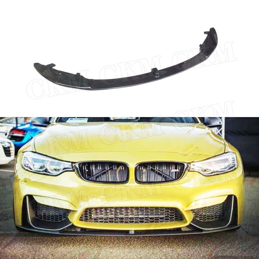 Передний бампер из углеродного волокна спойлер для губ тележки ФАП BMW 4 серии M3 M4