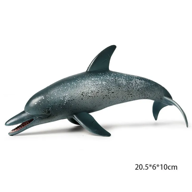 spotted dolphin Модель осьминога, Акула, парусник, модель осьминога, фигурка морской жизни, образовательная фигура, океан, с животными из ПВХ, игрушка для детей, Детский декор, подарок - Цвет: spotted dolphin