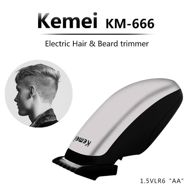 

Kemei Newly Design Electric Hair Clipper Mini Hair Trimmer Cutting Machine Beard Barber Razor For Men Style Tools KM-666