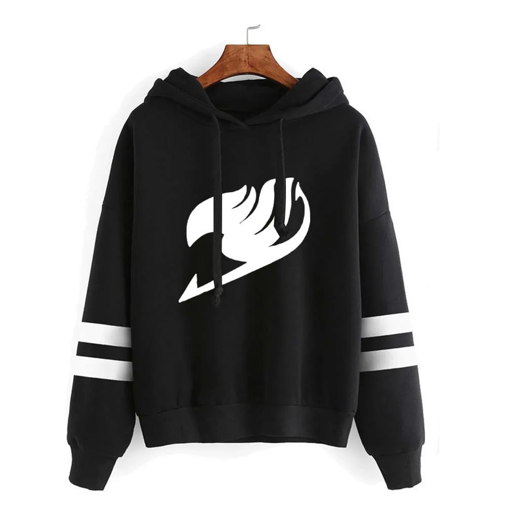 

Hot Anime Fairy Tail Hoodies Sweatshirts Men Women Pullovers Autumn Hip Hop Hooded Casual Boys Girls Suitable Black Streetwear