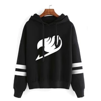 hot anime fairy tail hoodies sweatshirts men women pullovers autumn hip hop hooded casual boys girls suitable black streetwear
