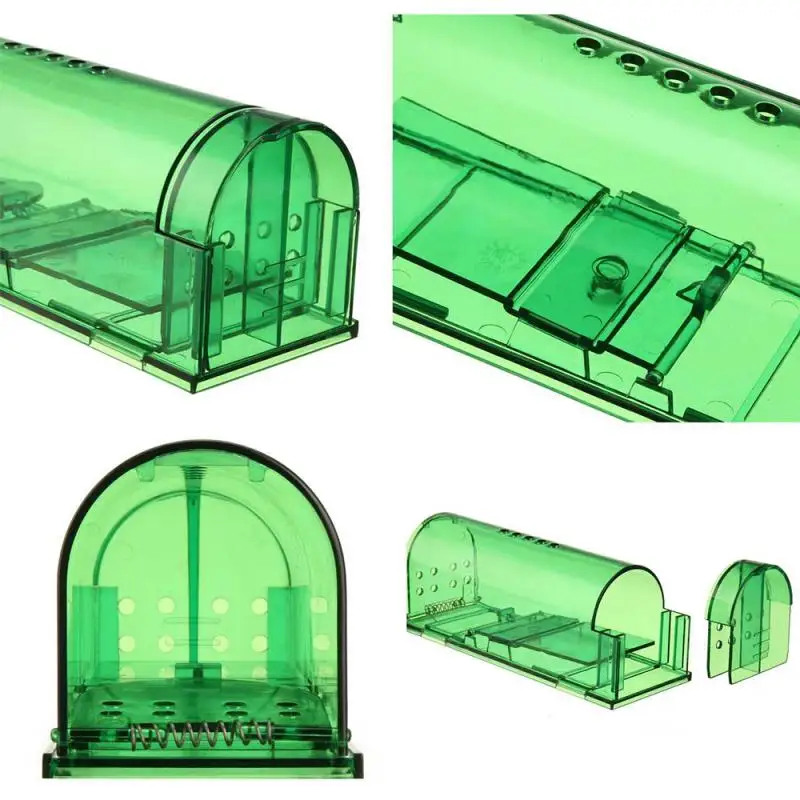 Ловушка для мышей пластиковая многоразовая ловушка крышек грызунов вредителей