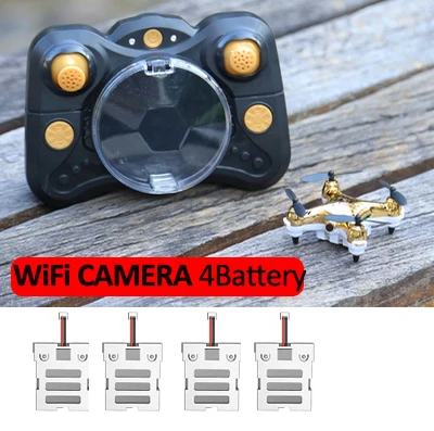 WIFI cam 4B Дроны с камерой Hd Wifi Fpv игрушки профессиональный селфи мини Дрон Rc вертолет игрушки для детей вертолет - Цвет: WIFI cam 4B