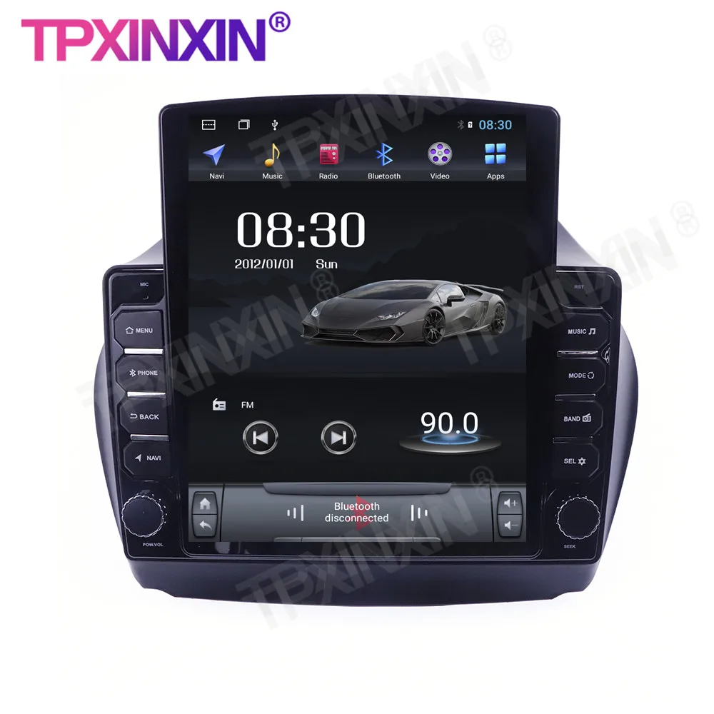 저렴한 현대 IX35 2009-2015 테슬라 스크린 6 + 128G 안드로이드 10 차량용 멀티미디어 플레이어 헤드 유닛 오디오 라디오 내비게이션 무선 카플레이, Hyundai IX35-Tesla Screen 6