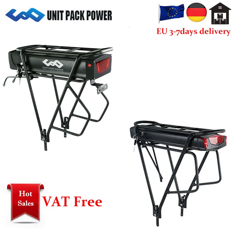 

EU Stock EBike Battery Pack 36V 13Ah 48V 20Ah Rear Rack Ebike Electric Bicycle Batteria 18650 for Bafang 200W 300W 500W 1000W