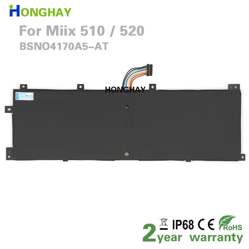 HONGHAY BSNO4170A5-AT ноутбук планшет батарея для Lenovo Miix 510-12ISK 520-12IKB BSNO4170A5-LH 525-12IKB LH5B10L67278 |