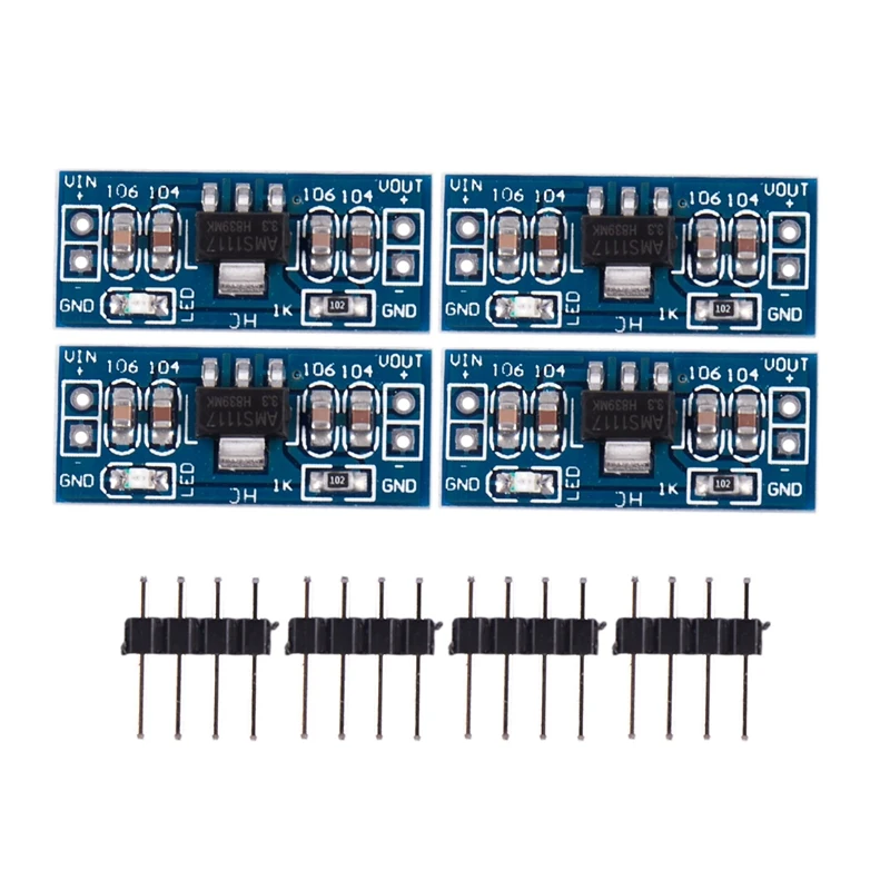 4 шт. DC/DC 5 V 7V до 3 блок питания понижающий модуль для AMS1117|Регуляторы