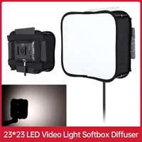 2323 softbox diffuser for yongnuo yn600l ii yn900 yn300 yn300 iii iv led video light panel foldable soft filter