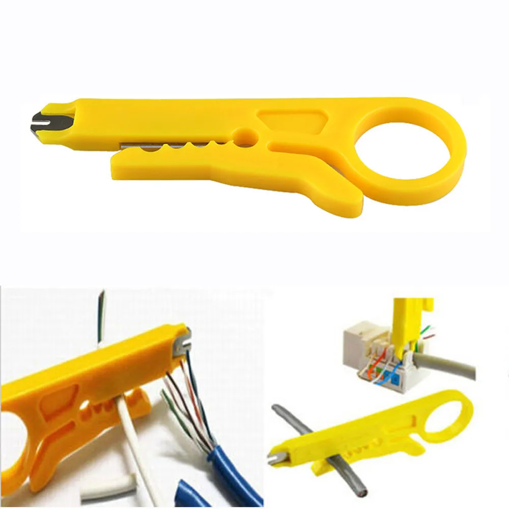 Инструмент для зачистки кабеля RJ45 Cat5 2 шт./лот | Компьютеры и офис