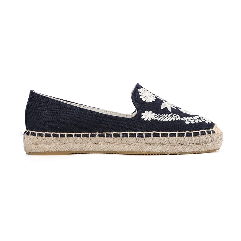 

2021 Promotion Sale Hemp Wedges Cotton Fabric Spring/autumn Round Toe Rome Zapatos De Mujer Platform Shoes Lolita Soludos