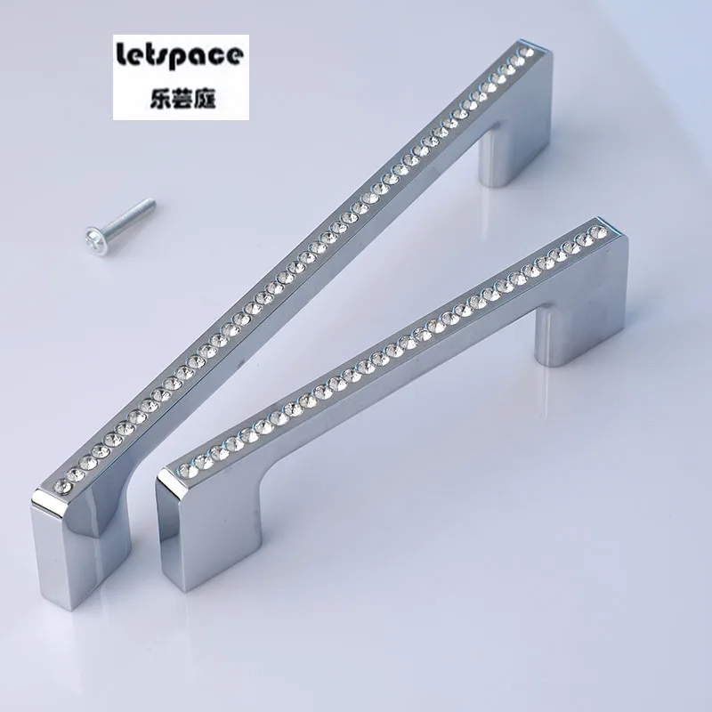96 128 160 192 мм Современный Модный Роскошный k9 хрустальный шкаф кухонный мебельный