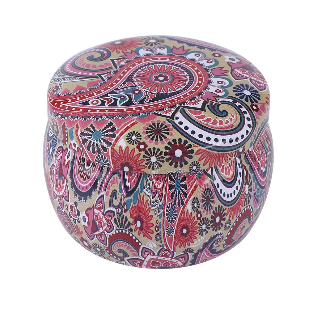 Маленькая жестяная коробка для хранения ювелирных изделий чая конфет банка