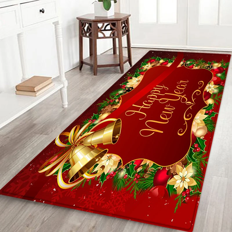 

2021 Home Decor Mats Entrance Door Mat Christmas Decoration Bath Non-slip Kitchen Rug Living Room Bathroom Floor Rugs Carpet