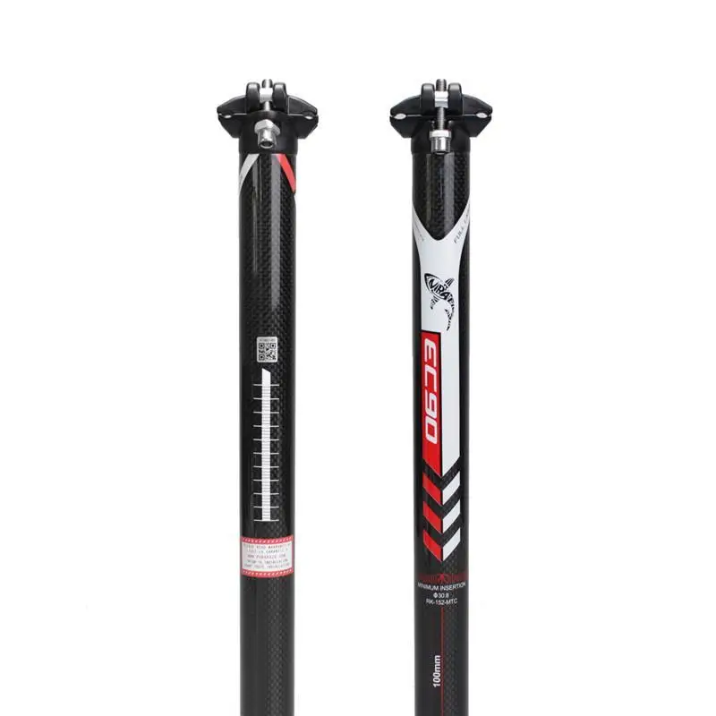 

3K Carbon Bike Seatpost Double Nail Road Bicycle Seatposts Carbon Fibre MTB Seat Post Ultralight Cycling Seat Tube
