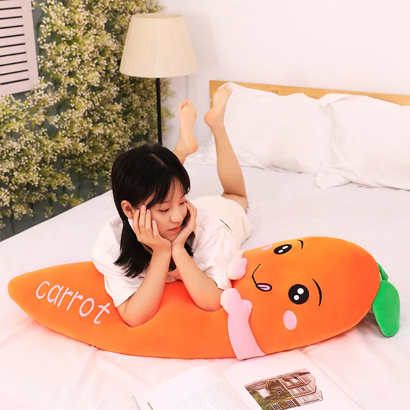 Плюшевая морковка кукла мягкая имитация плюшевая игрушка подушка для обеда