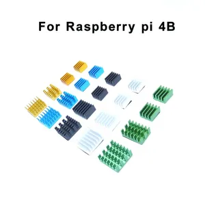 4 предмета в комплекте, для Raspberry Pi 4B Алюминий Радиатор для Raspberry Pi 4
