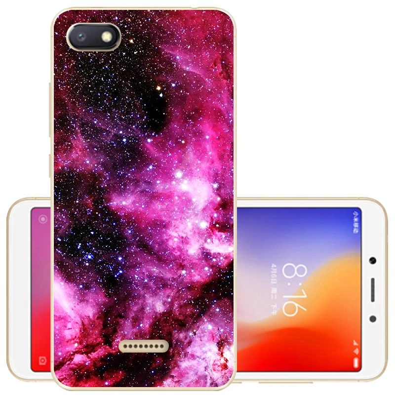 Чехол для Xiaomi Redmi 6A Redmi 6, чехол для Redmi 6A Couqe, Мягкая силиконовая задняя крышка, защитный чехол из ТПУ для Redmi6 6 A, чехол для телефона s - Цвет: 17