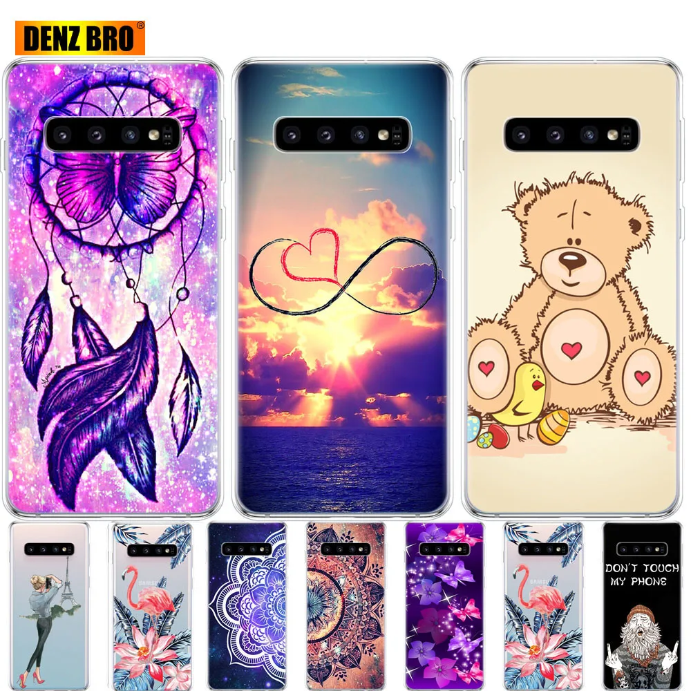 Чехол для Samsung Galaxy S10 чехол S10Plus силиконовый из ТПУ телефона E Plus G975F S 10