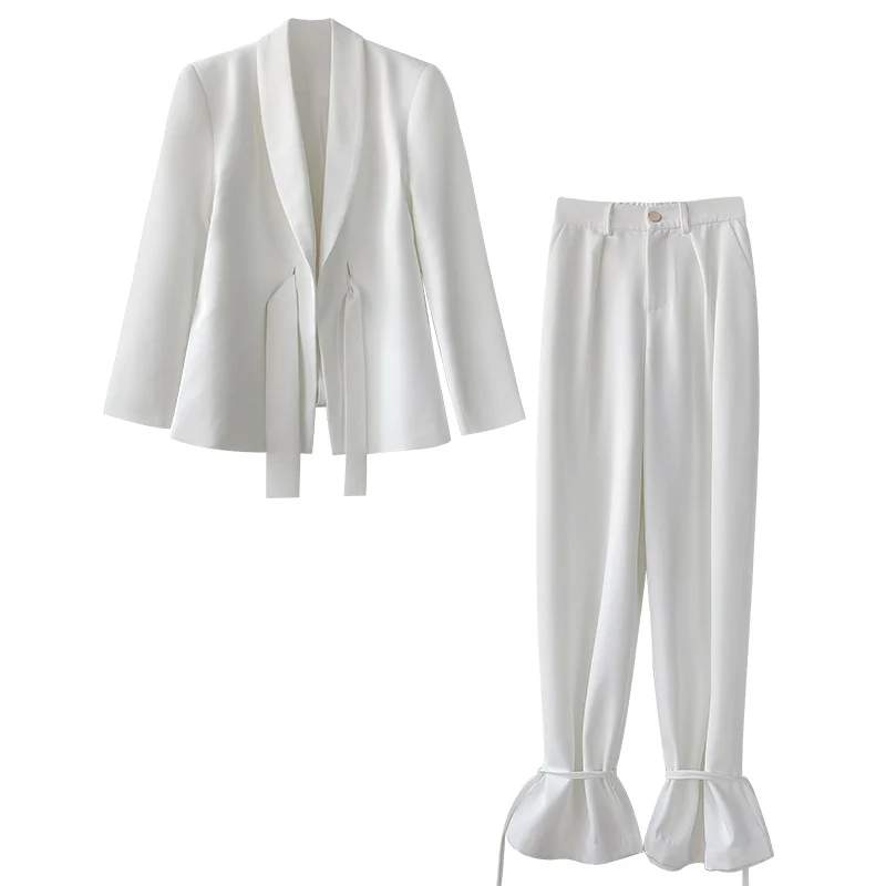 

White net red small suit jacket female Korean version of the loose British style spring and autumn suits fashion temperament