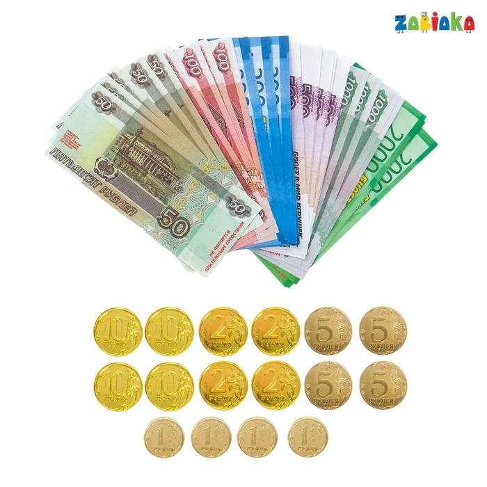 Набор обучающий с деньгами Мои денежки | Спорт и развлечения