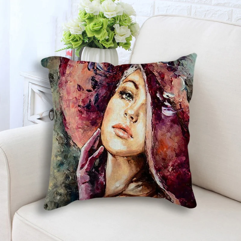 Льняная наволочка искусственная красивая Обложка украшение для спальни офиса