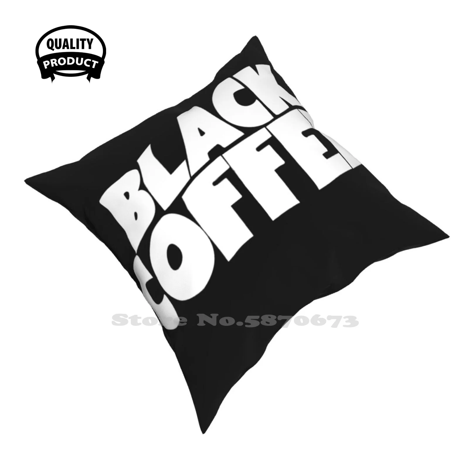 Черный кофе пародия группа тройник дизайн подушки Чехол Спальня украшение для