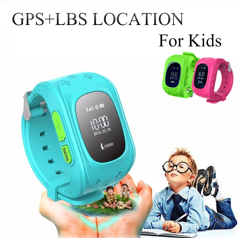 Детские умные часы Q50 с поддержкой телефонного звонка sim-карты gps LBS расположение