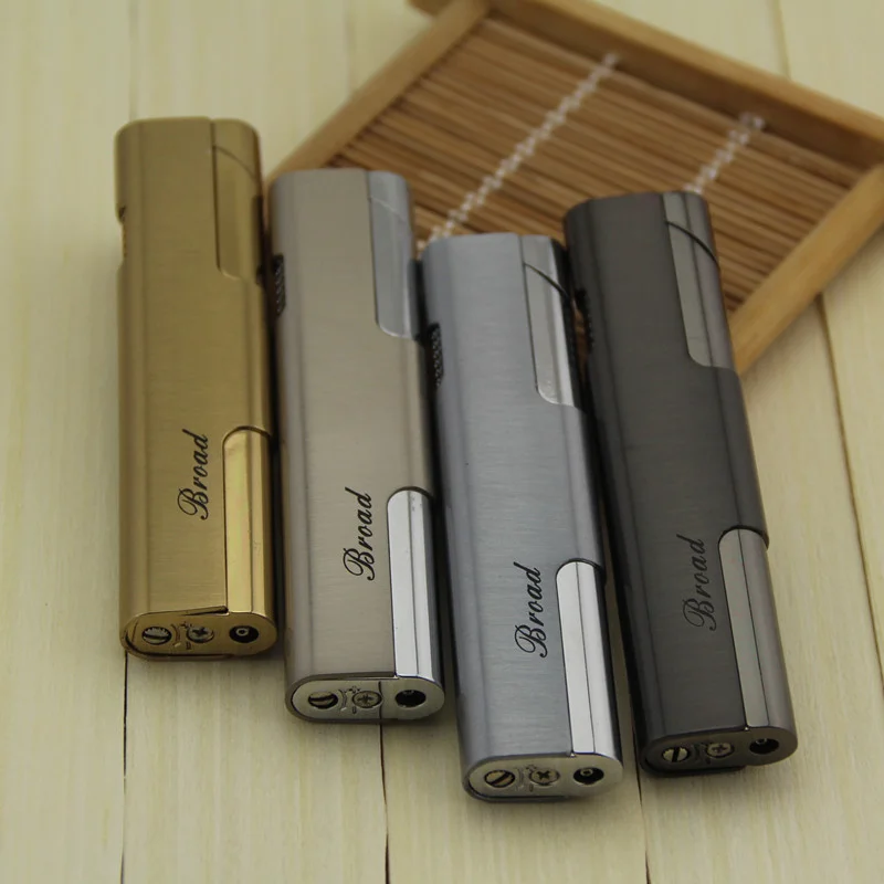 

Windproof Electroplating Metal Portable Butane Gas Lighter Gadgets For Men