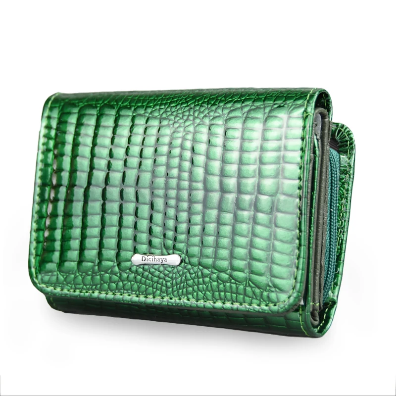 Кошелек женский из натуральной кожи на молнии с отделением для монет | Багаж и