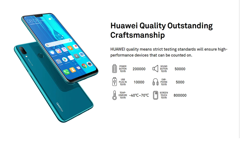 Смартфон HuaWei Y9 Enjoy 9 plus 6,5 ''2340x1080 Kirin 710 Octa Core Android 8,1 4000mAh 4* Камера 6GB 128GB