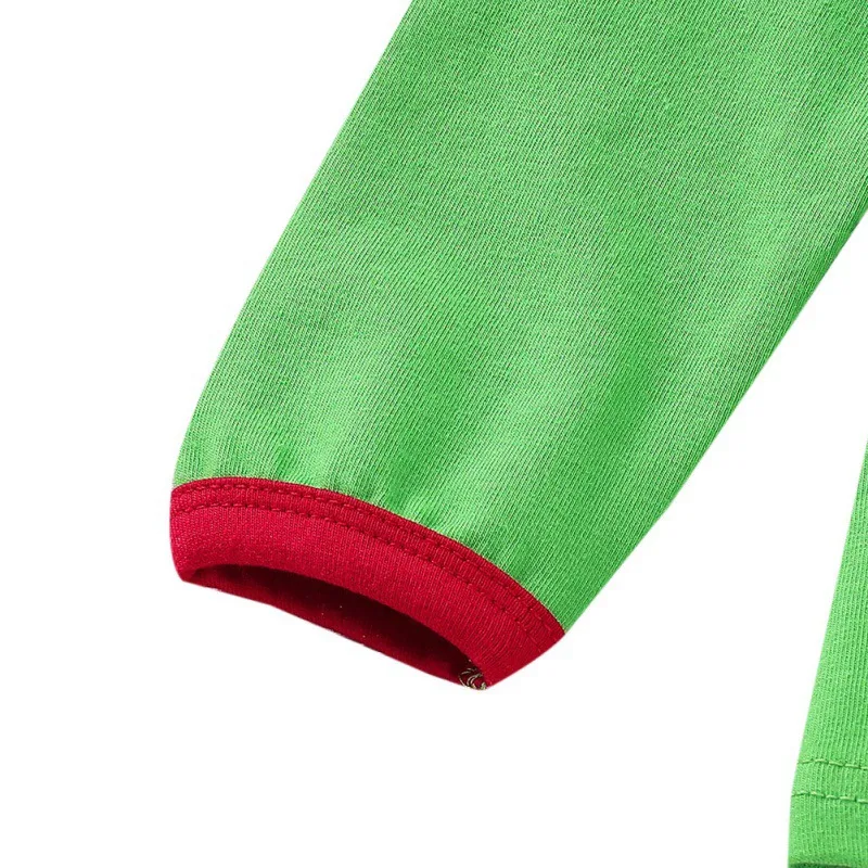 3 шт Рождественский комплект одежды! Милый хлопковый комбинезон с буквенным