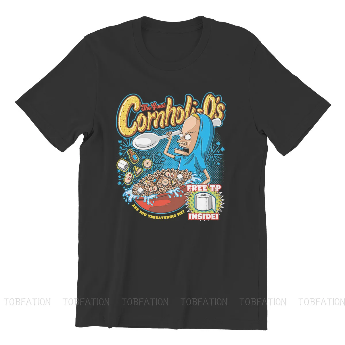 Мужская футболка с круглым вырезом Beavis и Butthead B &amp |