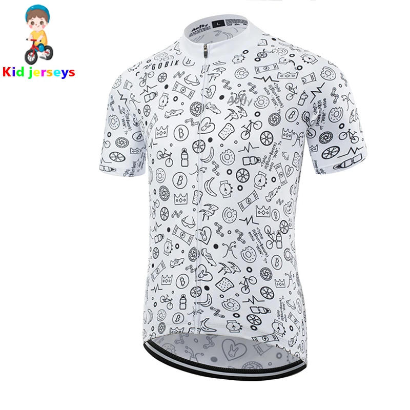 Aofly/быстросохнущая велосипедная майка с короткими рукавами для мальчиков и