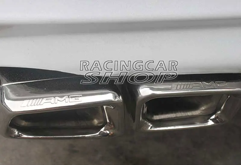 S63 S65 AMG стиль двойные выхлопные наконечники трубы подходит для Mercedes Benz W212 E350 E500 E550