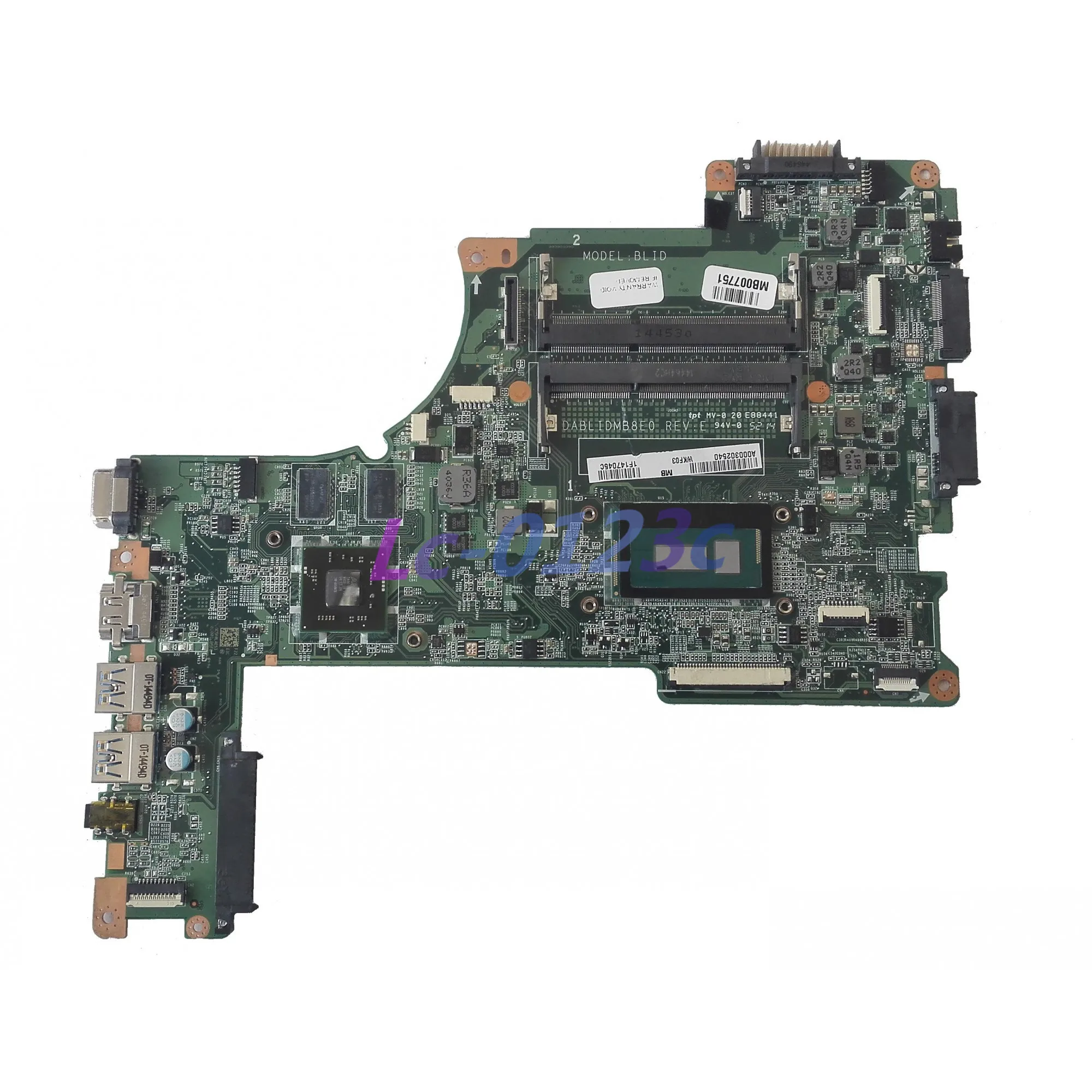 Fulcol для Toshiba Satellite L50 B 2DH Материнская плата ноутбука W/I7 5500U cpu W/216 0858020 GPU A000302540 DABLIDMB8E0