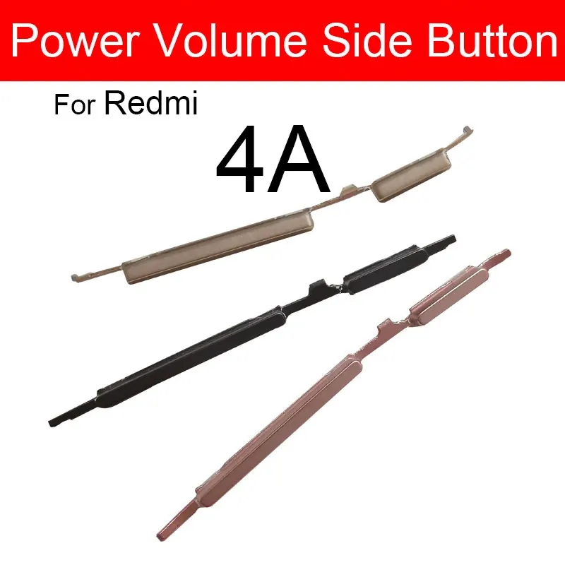 Боковая кнопка регулировки громкости для Xiaomi Redmi 3 4A 4X включения/выключения