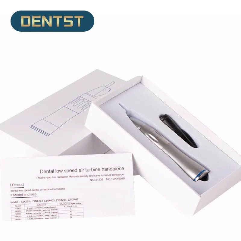 Dental 1:1 Direct Drive Inner Water Straight Handpiece With Optical Fiber X65L Nose Cone Implant Surgery Dentist Tools | Красота и