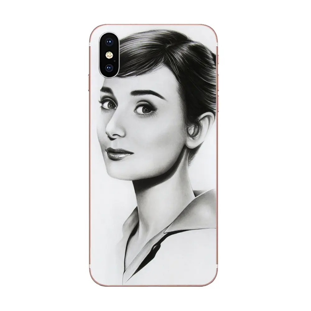 Чехол Одри Хепберн для Huawei Honor 4C 5A 5C 5X 6 6A 6X 7 7A 7C 7X 8 8C 8S 9 10 10i 20 20i Lite Pro
