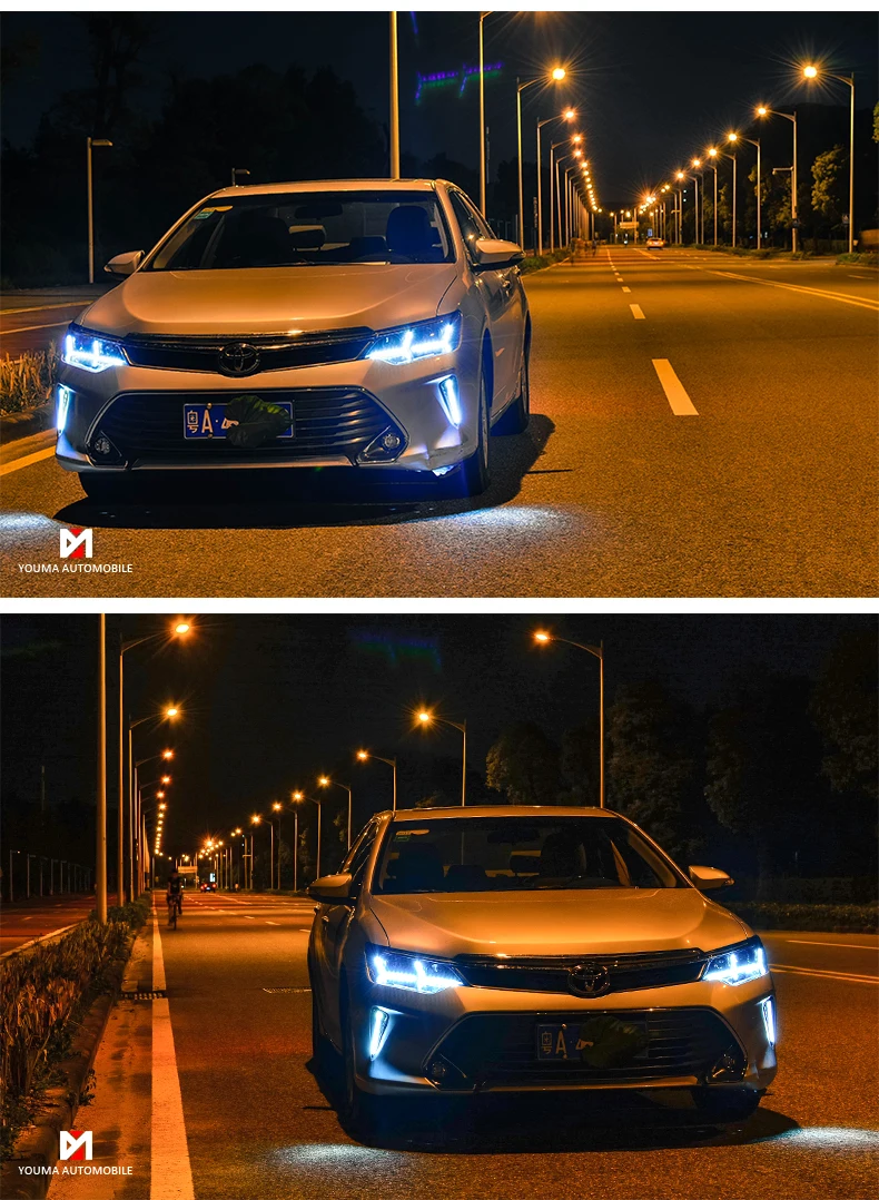 Автомобильный Стайлинг для Toyota- фара Camry светодиодная фара дальнего света Camry светодиодный DRL hid H7/D2H аксессуары для фар