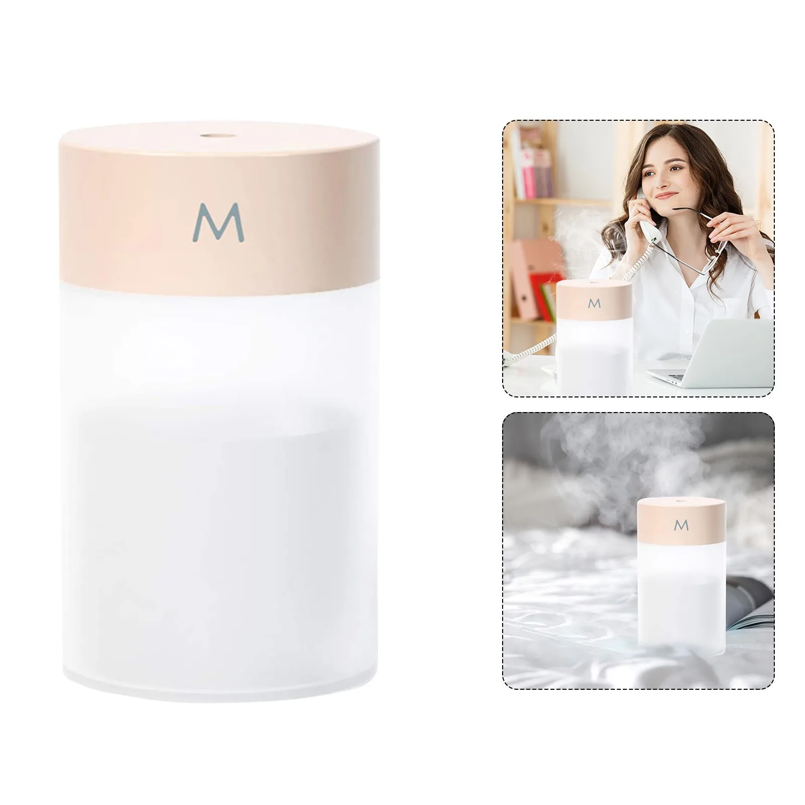 260ml Cold Fog Humidifier Colorful Night Light Air Home Desktop Moisture Mist Maker Portable Cool Sound #4 | Бытовая техника