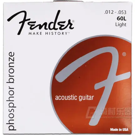 

Гитарные Струны Fender 60 л, фосфор бронзовые для акустической светильник, 12-53