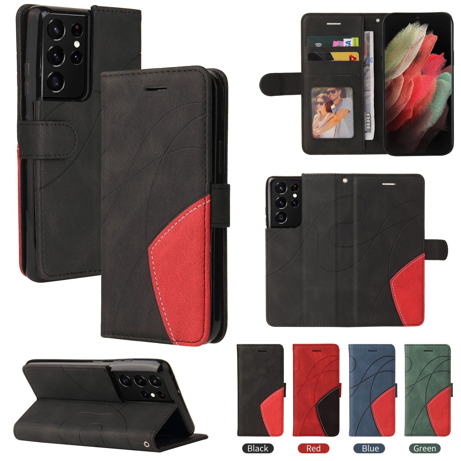 

Flip Leather Wallet Case for Samsung Galaxy A82 A22 A72 A52 A32 A42 A12 A71 A51 A20S A21S A70 Coque Card Slot Folded Stand Cover