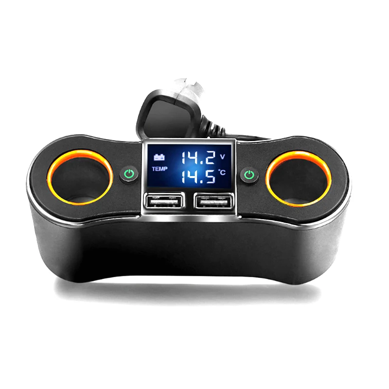 Автомобильное зарядное устройство NB02 с двумя USB-портами 80 Вт 5 В мА | Автомобили и